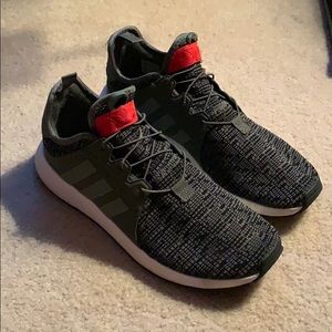 Adidas Xplorer green and white shoes